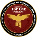 Nation's Top One Percent, National Association of Distinguished Counsel